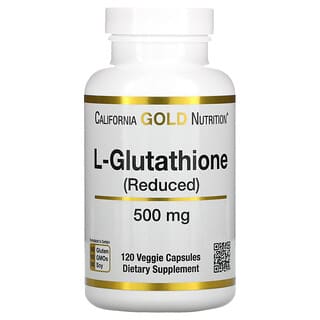 California Gold Nutrition, ل-جلوتاثيون (مختزل)، 500 ملجم، 120 كبسولة نباتية