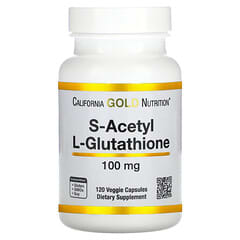 California Gold Nutrition, S-乙酰-L-谷胱甘肽，100 毫克，120 粒素食胶囊