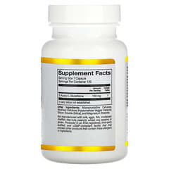 California Gold Nutrition, S-乙酰-L-谷胱甘肽，100 毫克，120 粒素食胶囊