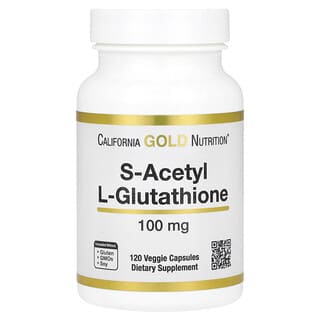California Gold Nutrition, S-Acetyl L-Glutathione, 100 mg, 120 Veggie Capsules