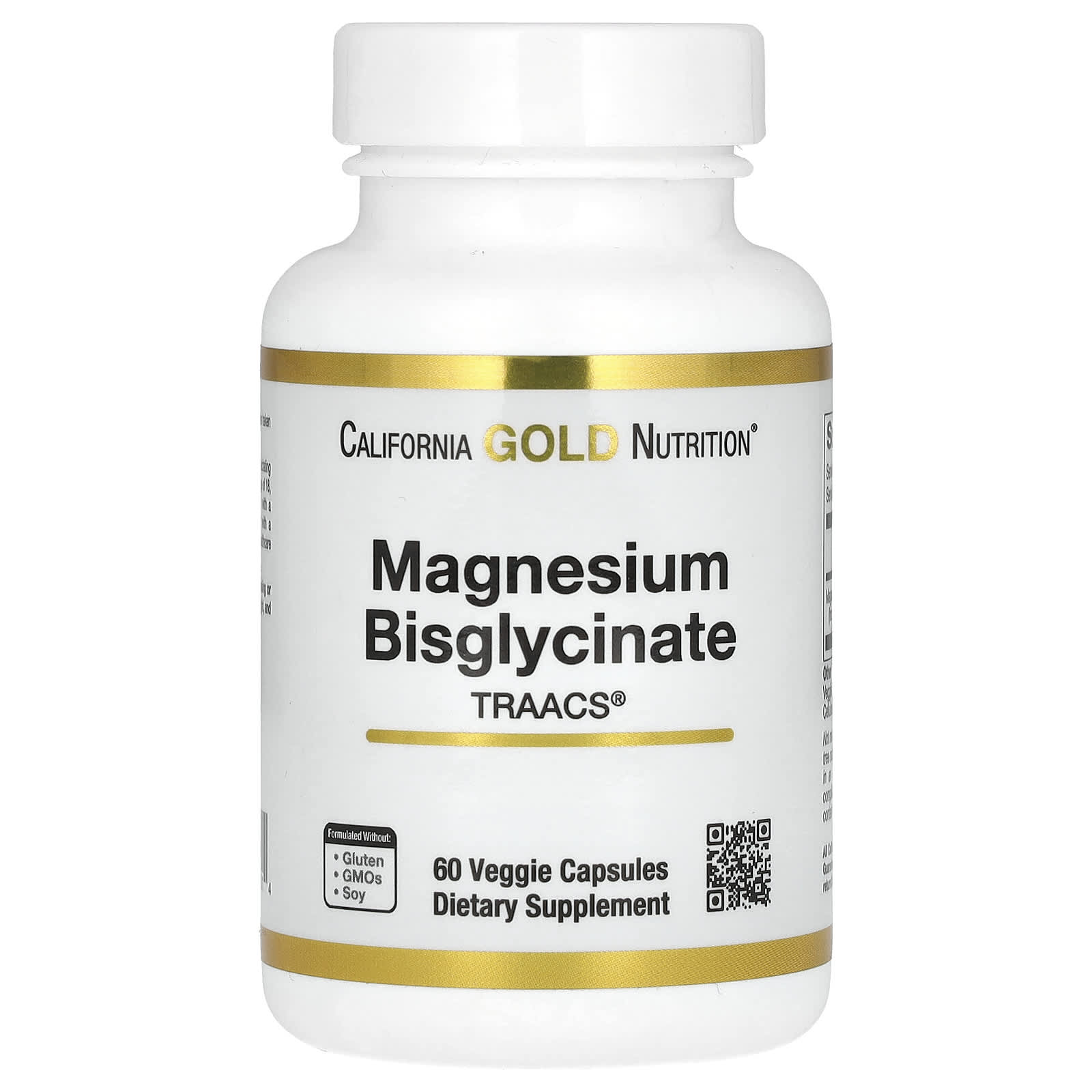 California Gold Nutrition, Magnesium Bisglycinate, Formulated with ...