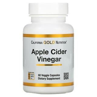 California Gold Nutrition, Apple Cider Vinegar, 60 Veggie Capsules
