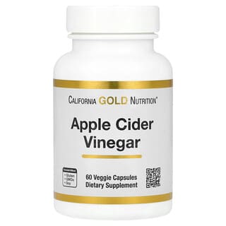 California Gold Nutrition, Apple Cider Vinegar, 60 Veggie Capsules