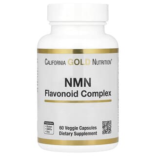 California Gold Nutrition, NMN Flavonoid Complex with Apigenin and Quercetin, 60 Veggie Capsules