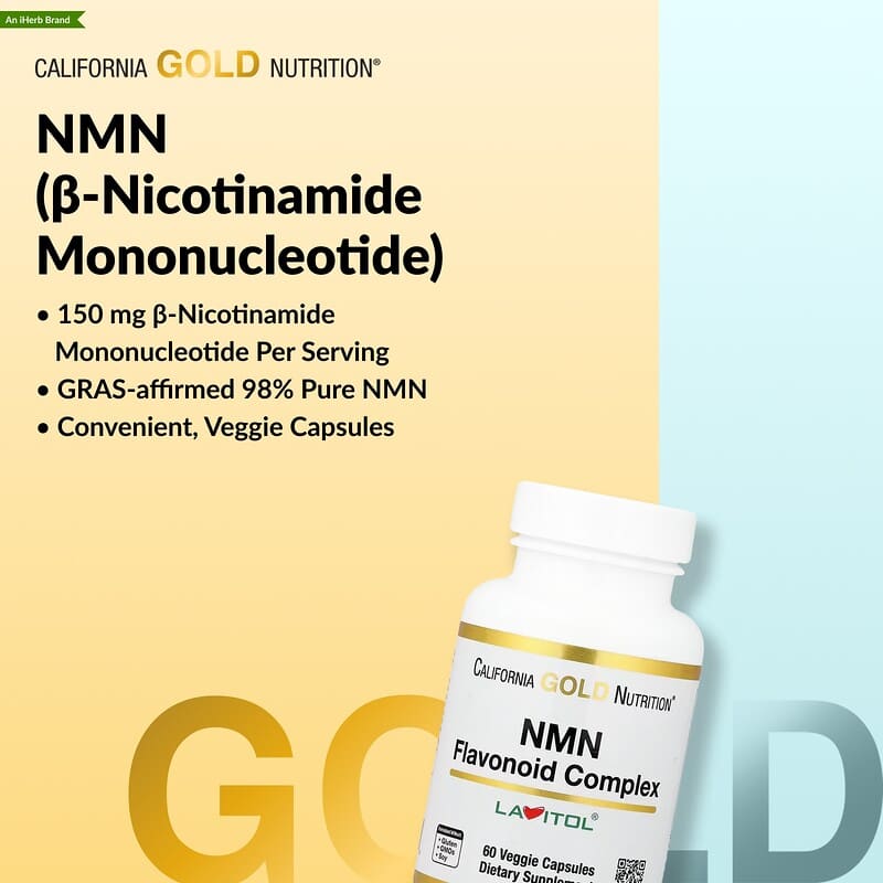 NMN Flavonoid Complex with Apigenin and Dihydroquercetin, 60