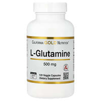 California Gold Nutrition, L-Glutamine, AjiPure®, 120 Veggie Capsules (500 mg per Capsule)