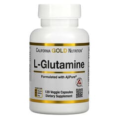 California Gold Nutrition, L-Glutamine, AjiPure, 500 mg, 120 Veggie Capsules