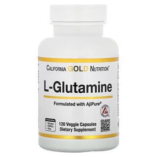 California Gold Nutrition, L-Glutamine, AjiPure, 120 capsules végétariennes