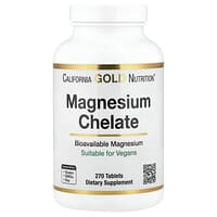 California Gold Nutrition, Magnesium Chelate with Calcium, Magnesium-Chelat mit Calcium, 270 Tabletten