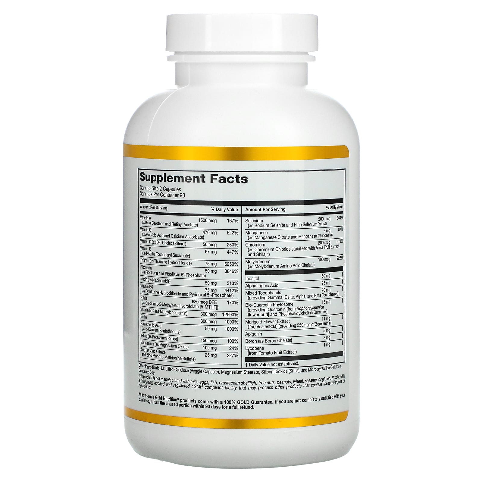 California Gold Nutrition California Gold Nutrition Multivitam Nicos   14 