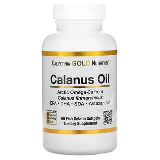 California Gold Nutrition, Huile de Calanus, 500 mg, 90 capsules à enveloppe molle à base de gélatine de poisson