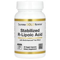 California Gold Nutrition, Stabilize R-Lipoik Asit, 30 Bitkisel Kapsül