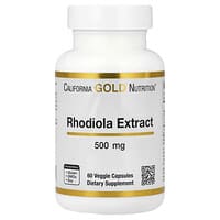 California Gold Nutrition, Rhodiola Extract, 500 mg, 60 Veggie Capsules