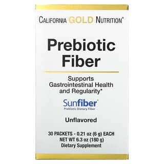 California Gold Nutrition, Fibres prébiotiques, 30 sachets de 6 g chacun