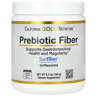 California Gold Nutrition, Prebiotic Fiber, präbiotische Ballaststoffe, 180 g (6,3 oz.)