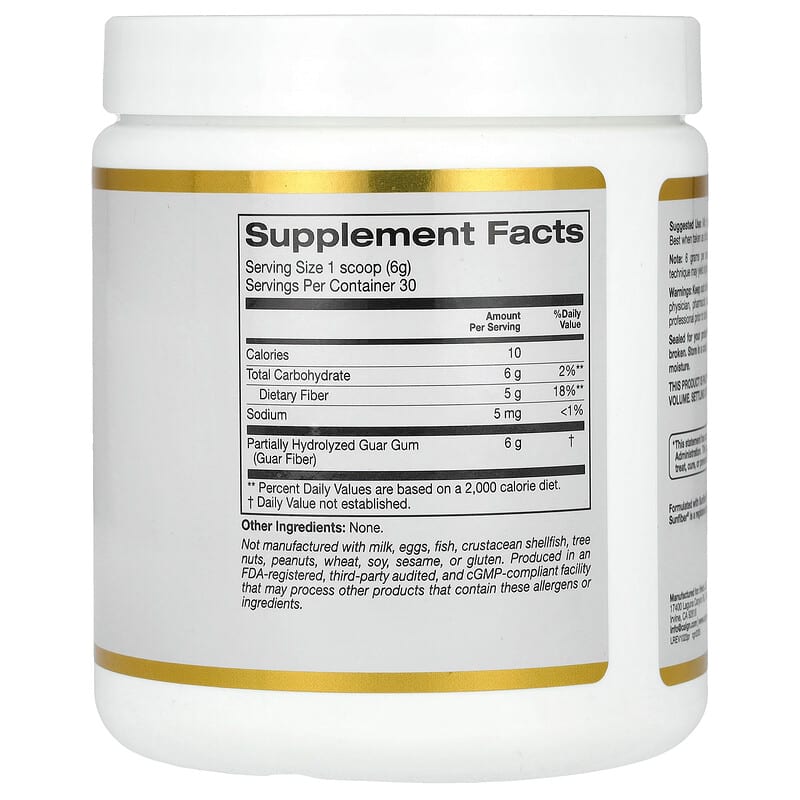Prebiotic Fiber, 6.3 oz (180 g)