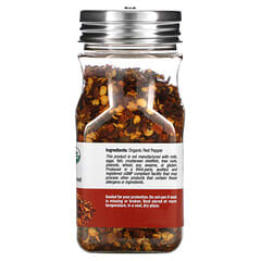 フーズ、オーガニック粗挽きレッドペッパー、43g（1.55オンス）