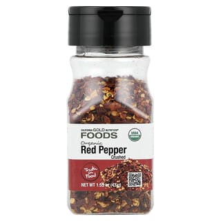 California Gold Nutrition, Foods, organska mljevena crvena paprika, 43 g
