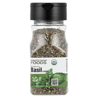 California Gold Nutrition, Voedingsmiddelen, biologische basilicumblaadjes, 23,2 g