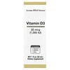 Vitamin D3, 25 mcg (1,000 IU), 1  fl oz (30 ml)