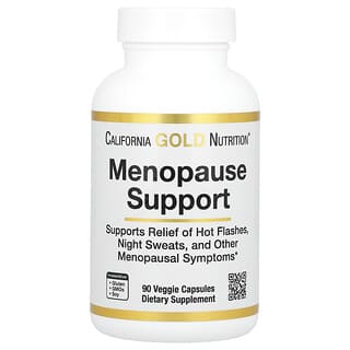 California Gold Nutrition, Alivio para la menopausia, 90 cápsulas vegetales