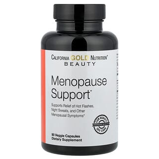 California Gold Nutrition, Bellezza, supporto per la menopausa con Angelica gigas, Cynanchum wilfordii, Phlomis umbrosa e L-leucina, 90 capsule vegetali
