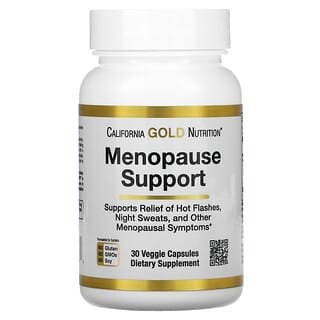 California Gold Nutrition, Menopause Support لدعم انقطاع الطمث، 30 كبسولة نباتية