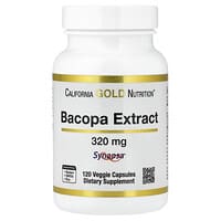 California Gold Nutrition, Extracto de bacopa, 320 mg, 120 cápsulas vegetales
