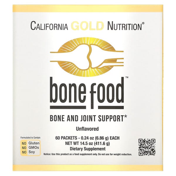 California Gold Nutrition, Bone Food（ボーンフード）、60袋、6.83g（0.24オンス)