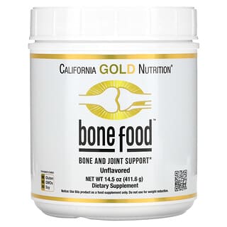 California Gold Nutrition, Bone Food, Refuerzo para los huesos y las articulaciones, 411 g (14,50 oz)