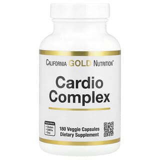 California Gold Nutrition, Cardio Complex, 180 Veggie Capsules