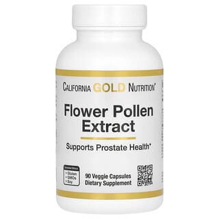 California Gold Nutrition, экстракт цветочной пыльцы, 90 растительных капсул