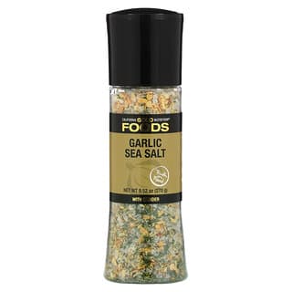 California Gold Nutrition, FOODS - 大蒜海鹽研磨瓶，9.52 盎司（270 克）