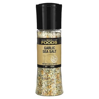 California Gold Nutrition, Foods, Garlic Sea Salt Grinder, 9.52 oz (270 g)