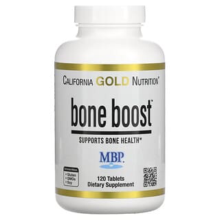 California Gold Nutrition, Bone Boost, Refuerzo para la salud ósea, 120 comprimidos