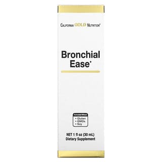 California Gold Nutrition, Bronchial Ease, Schleimlöser bei Bronchitis, 30 ml (1 fl. oz.)