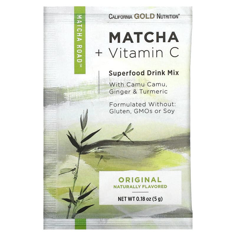 Natoora Organic, Té Matcha, Vitaminas A, B, C y E