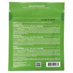California Gold Nutrition, MATCHA ROAD, Matcha-Trinkmischung für unterwegs, Matcha + Vitamin C – Testpackung, 3 Stück