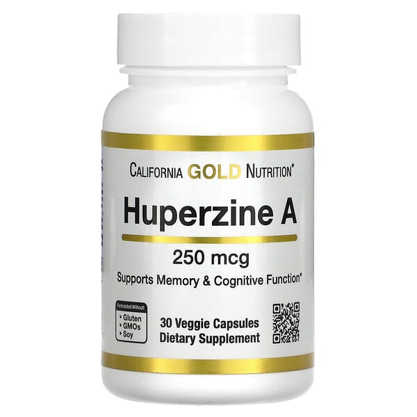 California Gold Nutrition, フペルジンA、250mcg、ベジカプセル30粒