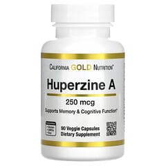 California Gold Nutrition, Huperzine A, 250 mcg , 90 Veggie Capsules