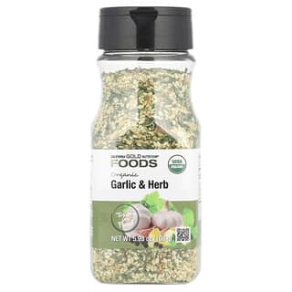 California Gold Nutrition, Foods, Organic Garlic & Herb, Bio-Knoblauch und -Kräuter, 168 g (5,93 oz.)