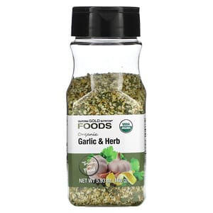California Gold Nutrition, FOODS - Organic Garlic & Herb, 5.93 oz (168 g)