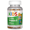 Vitamina C para niños, Sin gelatina, Sabor natural a naranja, 60 gomitas vegetales