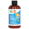 兒童液體多維生素和礦物質，無乙醇，天然橙子芒果味，8 液量盎司（237 毫升）