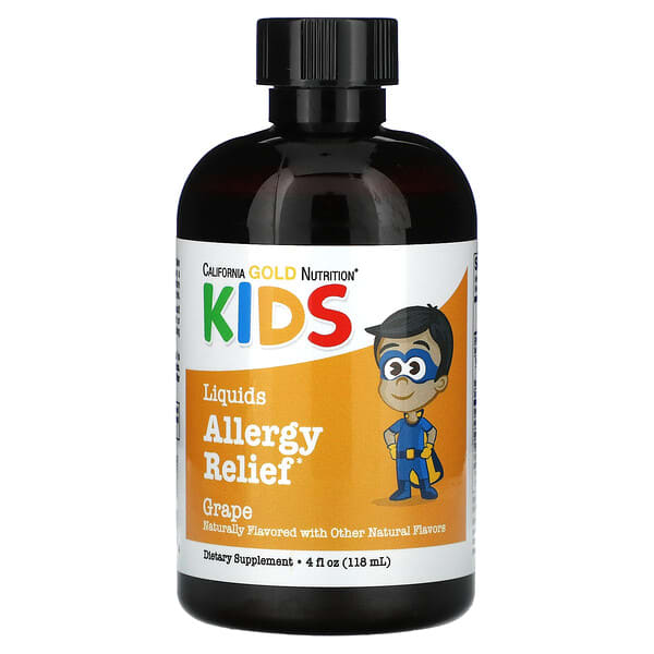 فوائد البلسان مع أفضل سعر على موقع اي هيرب 1 California Gold Nutrition, Liquid Allergy Relief with Elderberry Extract, Vitamin C, Amla Powder and Bromelain for Children, No Alcohol, Grape, 4 fl oz (118 ml)