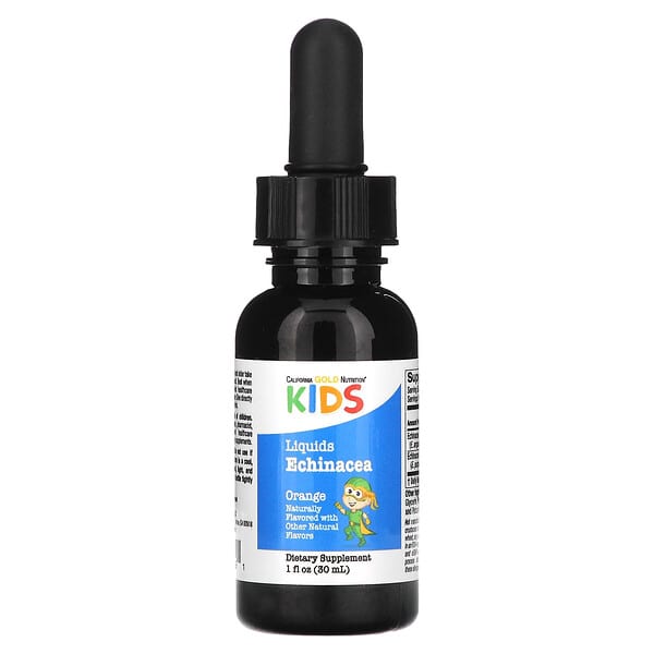 California Gold Nutrition, Liquid Echinacea For Children, No Alcohol