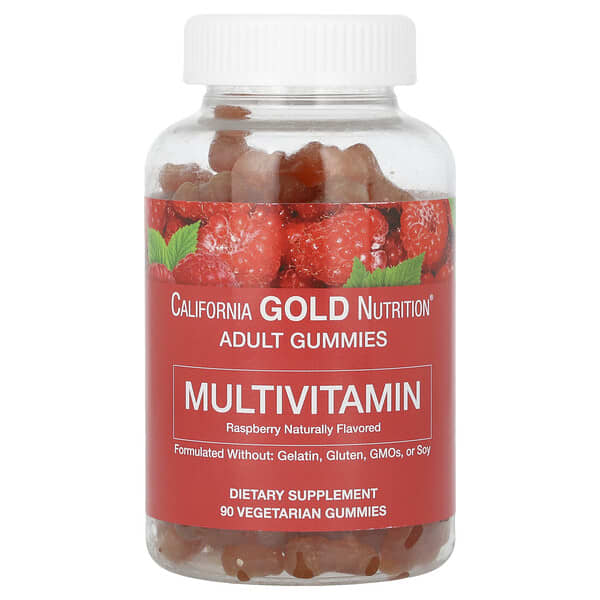 California Gold Nutrition, Adult Multivitamin Gummies, Natural ...