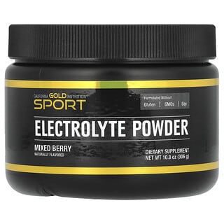California Gold Nutrition, Sport, Electrolyte Powder, Mixed Berry, 10.8 oz (306 g)