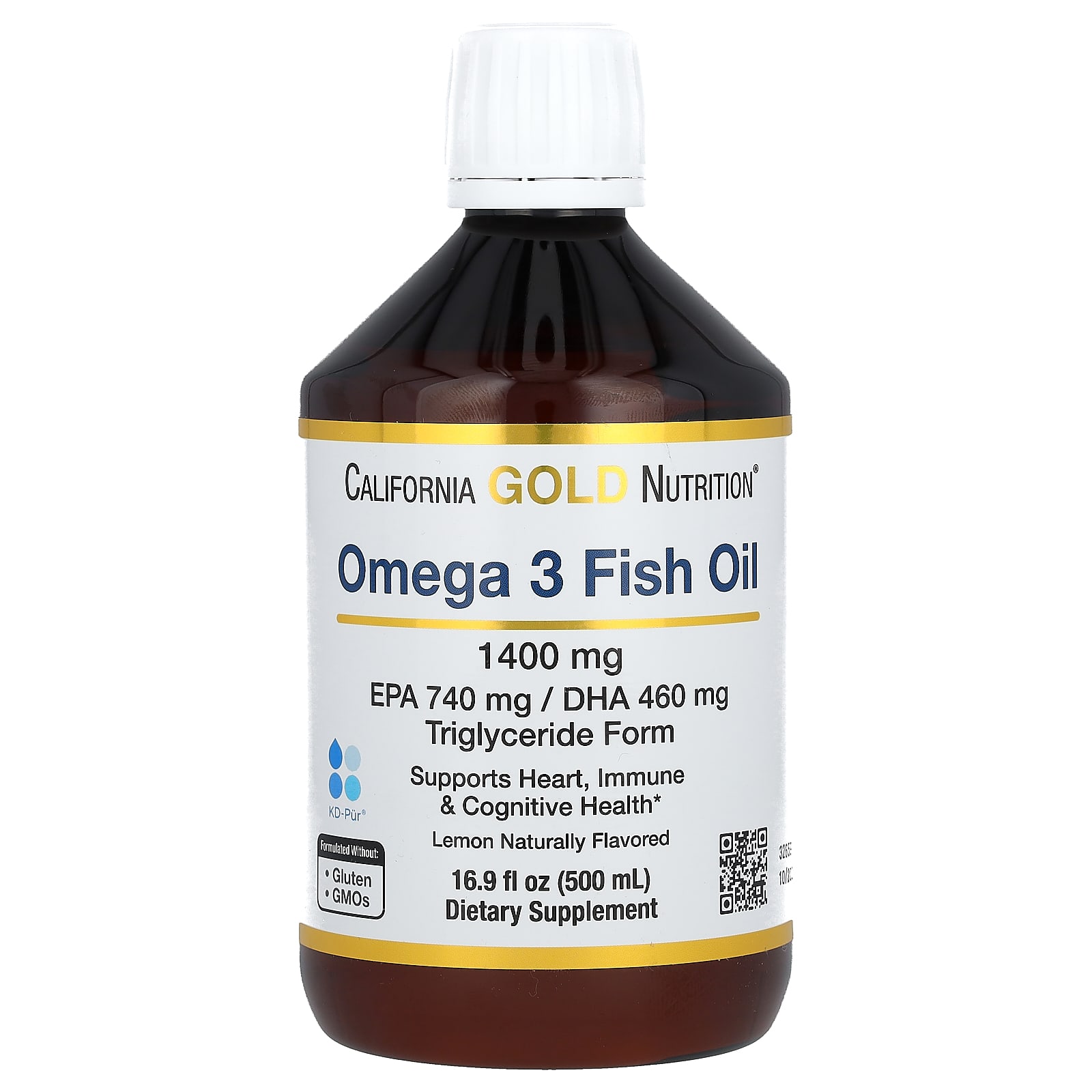 The Very Finest Norwegian Fish Oil - 1,600 MG Omega-3s - Lemon (16.9 Fluid  Ounces) by Carlson Laboratories at the Vitamin Shoppe