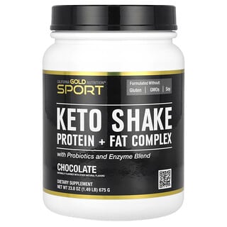 California Gold Nutrition‏, Sport, Keto Shake, Chocolate, 1.49 lb (675 g)